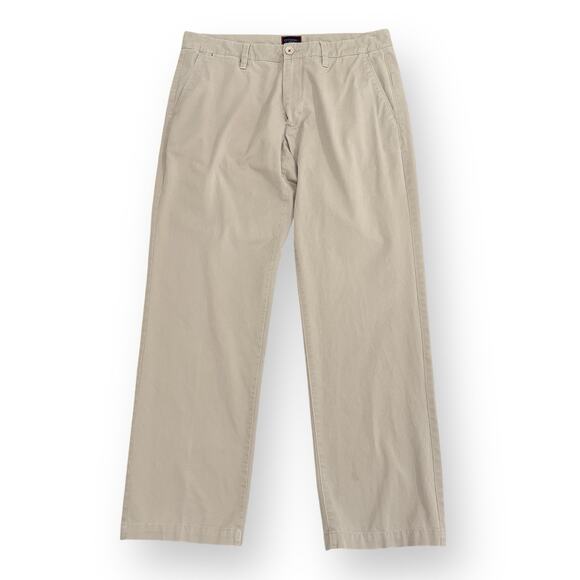 UNTUCKit Men’s St. Clair Pants Relaxed Fit Beige Khaki Chino Size 32x32 (34x31) - Picture 1 of 10